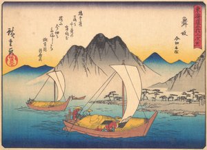 Maisaka，出自《东海道五十三站》系列，20世纪初。 作者 安藤广重