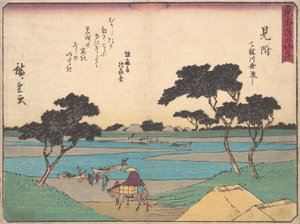 Mitsuki, c. 1838, 约1838年。 作者 安藤广重