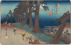 墨月站，约1835年，约1835年。