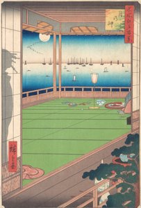 月亮观测点，1857., 1857. 作者 安藤广重