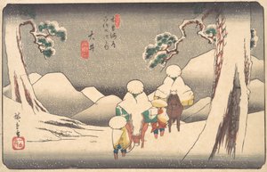 Oi，19世纪。 作者 安藤广重