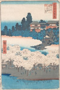 Sendagi Dangozaka, 1856., 1856. 作者 Ando Hiroshige