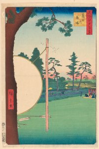 高田骑马场（高田马场） 选自江户百景系列 作者 安藤广重