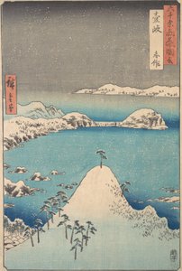 一岐省岛作的冬景，1856年，1856年。