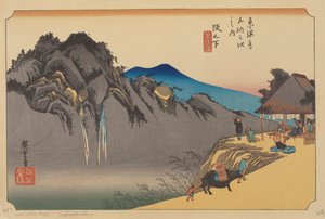 坂茂下站（彩色版画）