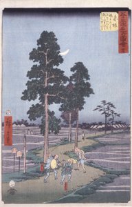 赤坂（彩色木版画） 作者 安藤或歌川广重