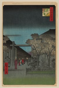 吉原内的黎明 作者 安藤或歌川广重