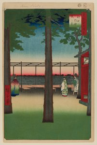 神田明神社的拂晓 作者 安藤或歌川广重