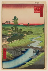 古川河，广尾 作者 安藤或歌川广重