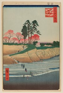 品川御殿山 作者 Ando or Utagawa Hiroshige
