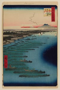 南品川和鲛珠海岸 作者 安藤或歌川广重