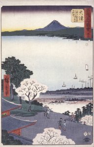 大津（比瓦湖） 作者 安藤或歌川广重