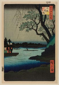 乌马屋桥 作者 安藤或歌川广重