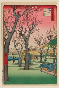 蒲田梅园（蒲田梅之园） 作者 安藤或歌川广重