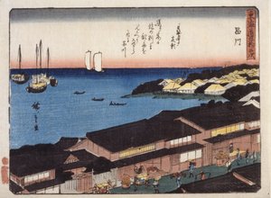 品川 作者 安藤或歌川广重
