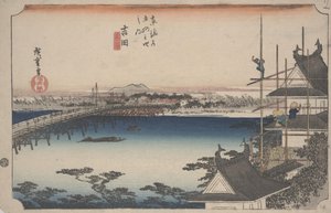 丰川大桥 作者 安藤或歌川广重
