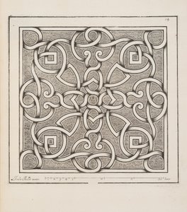 花坛设计，来自Plan of Plan and Gardening，pub.1652