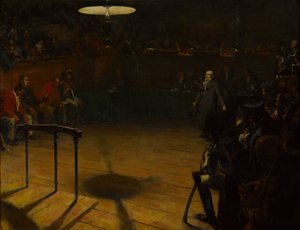 冉阿让在阿拉斯的巡回法庭上，1904年。 作者 安德烈·维克多·爱德华·德文贝兹