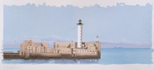 法国加莱海峡布洛涅灯塔