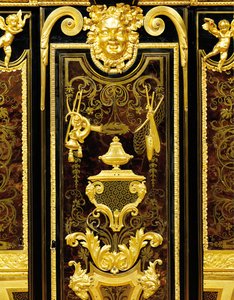 路易十四小甲，约1700-10年（ormolu，黄铜，to，乌木和镶嵌）