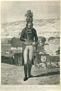 1798年埃及战役期间，路易斯·查尔斯·安托万·德赛克斯将军的脚下肖像