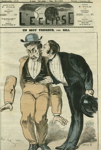 A vengeful word, the first gentleman has his arms falling when he hears the word “censorship”. Cover in “” L