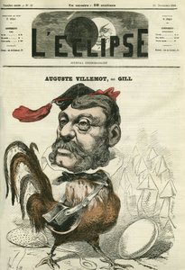 Auguste Villemot (1811-1871), French journalist. Cover in “” L