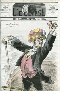 卡通“The Saltimbanks”，“撕”！ 不要打架！ “”，关于江湖骗子的系列。 Gill 的“L