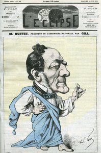 卡通路易斯·约瑟夫·巴菲特（Louis Joseph Buffet 作者 安德鲁·吉尔
