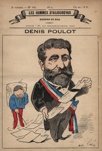 丹尼斯-普洛1832-1905年的漫画，出自安德烈-吉尔（1840-85）的《今日之人》（约1779-1880）。 作者 安德鲁·吉尔