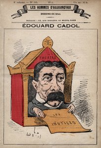 爱德华-卡多尔（1831-1898）英国小说家的漫画，出自安德烈-吉尔（1840-85）的《今日之人》（约1779-1880）。 作者 安德鲁·吉尔