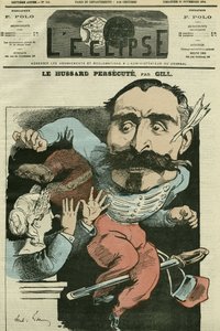 漫画 "Hussard迫害（由Marianne做他的鼻子），Monsieur de Saint-Genest（圣杰尼斯）。盖在吉尔的 "L