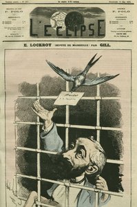 Edouard Simon Lockroy (1838-1913), French politician, depute of Marseille. Cover in “” L