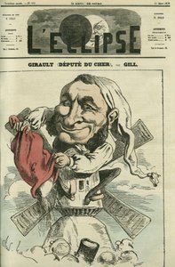 让-吉罗（1825-1909），法国磨坊主和政治家。3月13日，吉尔在《日食》中的封面 作者 安德鲁·吉尔