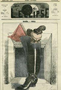 Noel, Gill is in a boot at the foot of the fireplace with the Marseillaise. Cover in “” L