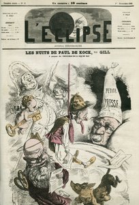 保罗-德科克（1793-1871）法国通俗作家。盖在吉尔的 "日食 "中，11月1日 作者 安德鲁·吉尔