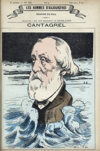 Portrait of Felix Francois Jean Cantagrel (1810-1887), man of letters, municipal councillor and depute of Paris. Cartoon by Gill, Paris. 作者 安德鲁·吉尔