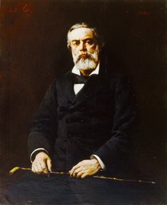 Jules Vallès 1832-1885年的肖像，1881年。 作者 安德鲁·吉尔