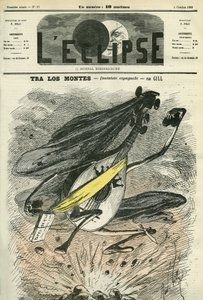 Tra los montes, Spanish fantasy, evocation of the difficult political context in Spain. Cover in “” L