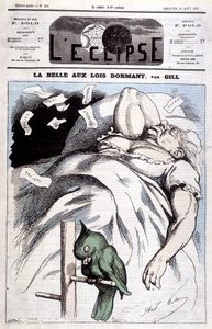 睡美人》中的维多利亚漫画--作者吉尔，发表于1873年8月10日的《日食》上 作者 安德鲁·吉尔