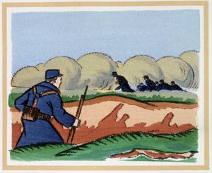 1915 年 4 月 22 日：德军使用无硫毒气--安德烈-赫勒（1871-1945 年）著《1914/1918 年英雄岁月之书