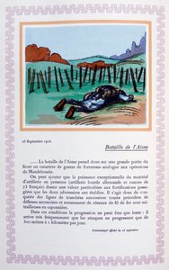 1914年9月25日，埃纳河战役，1919年