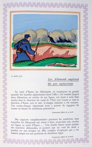 1915年4月22日，伊普尔，德国人使用氯气，1919年
