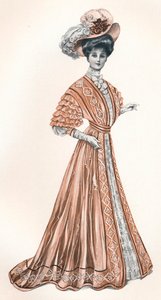 爱德华七世时代夫人的画册插图，c1908 作者 安德烈和雪橇