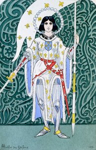 穿着盔甲的圣女贞德 (1412-1431) 作者 其他 des Gachons