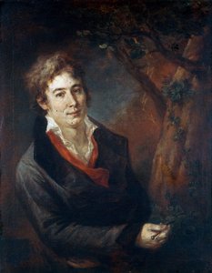 Ugo Foscolo的肖像1778-1827，1801-1802。