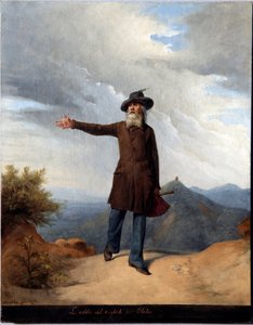 告别流放者。 1831 年，朱塞佩·马志尼 (Giuseppe Mazzini) 被迫流亡瑞士（绘画 作者 安德烈·加斯塔迪（Andrea Gastaldi）