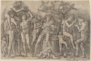 酿酒大桶的狂欢 作者 安德里亚·曼特尼亚（Andrea Mantegna）