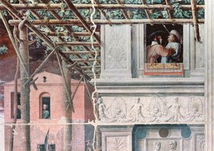 圣克里斯托弗的殉难》，约1450-56年（壁画 作者 安德里亚·曼特尼亚（Andrea Mantegna）