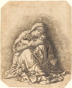 圣母与圣婴 作者 安德里亚·曼特尼亚（Andrea Mantegna）